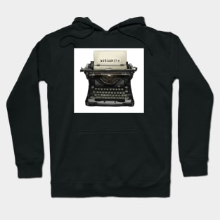 Wordsmith's Typewriter Hoodie